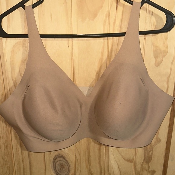 Knix Tan Full Coverage Bra with Molded Cups - Picture 1 of 5